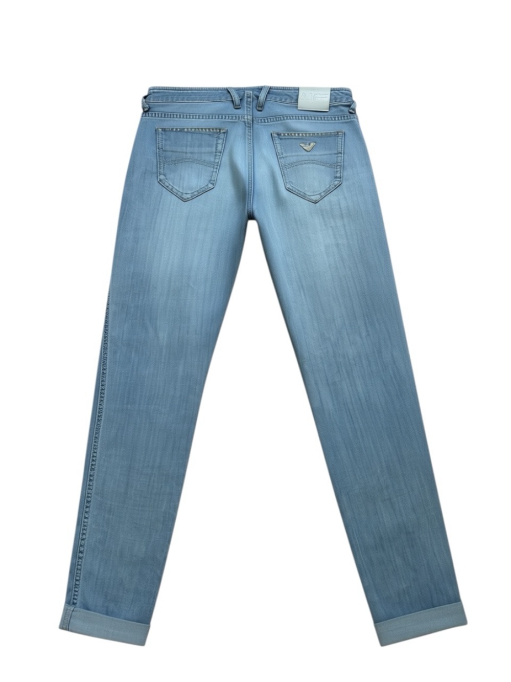 Armani Jeans Light Wash Stretch Rhinestone Jeans ✨ 28